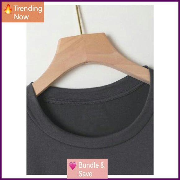 Plus Size Cherry Graphic Tee Loose Fit Short Sleeve Top - Picture 5 of 6